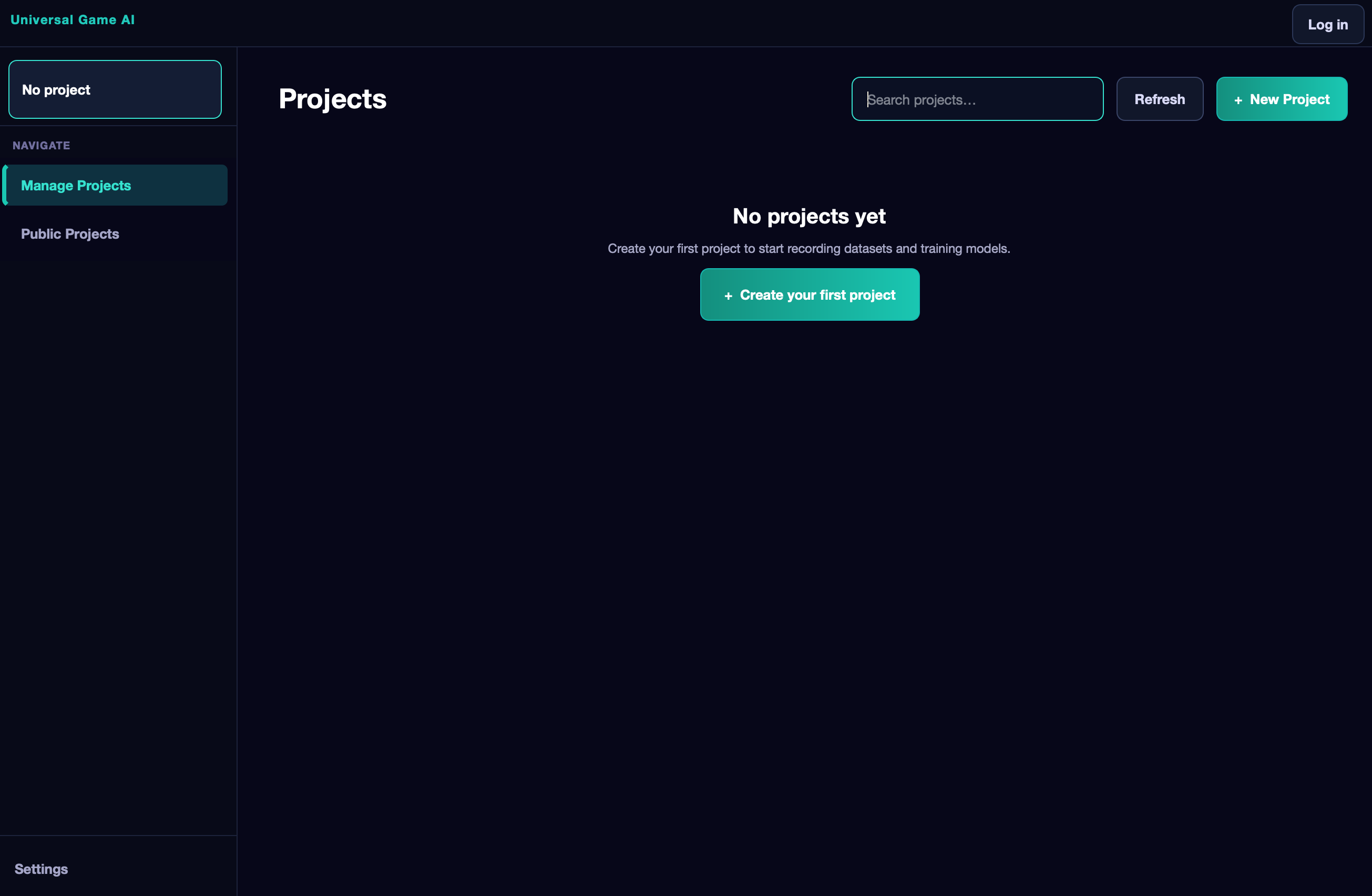 Manage Projects