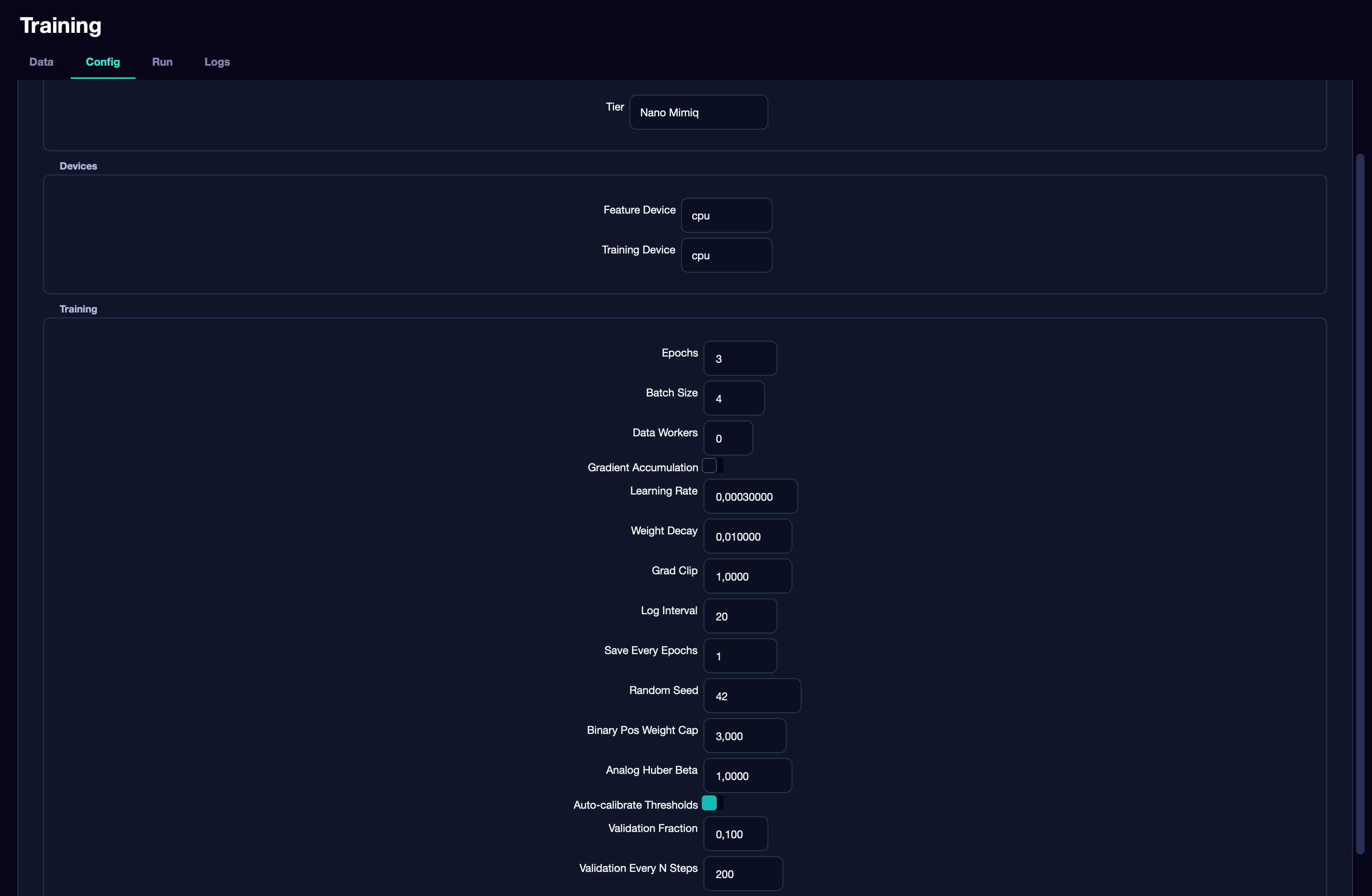 Config