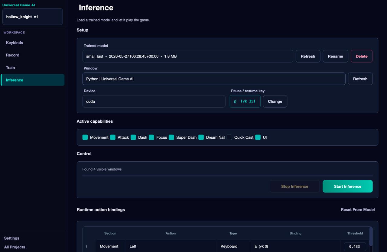 Universal Game AI app